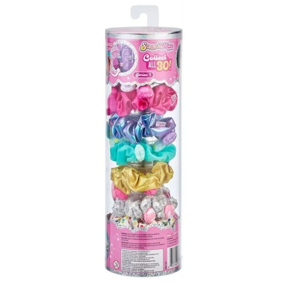 ScrunchMiez 7 Pack SUPER SET Series 1 Scrunchie to Plush Clip 2 EXCLUSIVES Set